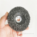 Shank Mounted Flap Wheel black strip disc rust removal abrasive flap wheel Factory